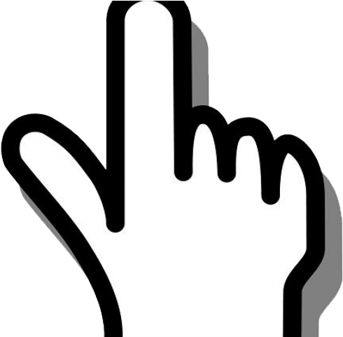 Hand Cursor Click Icon PNG Image