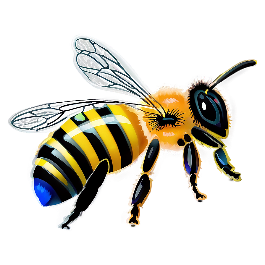 Hand Drawn Bee Png 70 PNG Image