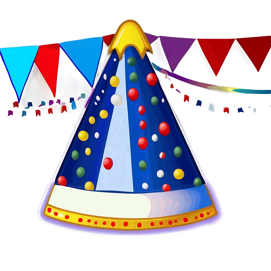 Hand Drawn Birthday Hat Png Ela PNG Image