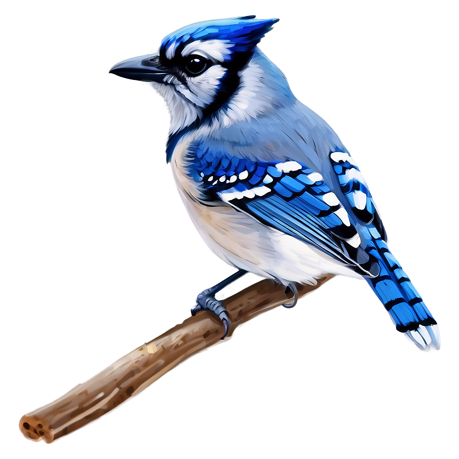 Hand-drawn Blue Jay Png 31 PNG Image