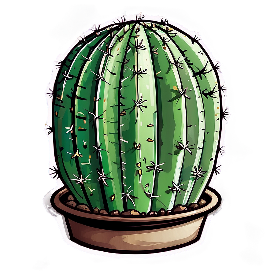 Hand Drawn Cactus Png Hsk29 PNG Image