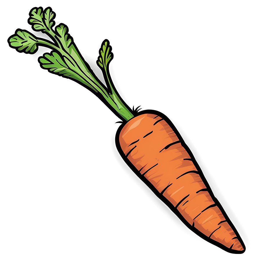 Hand Drawn Carrot Png Owj PNG Image