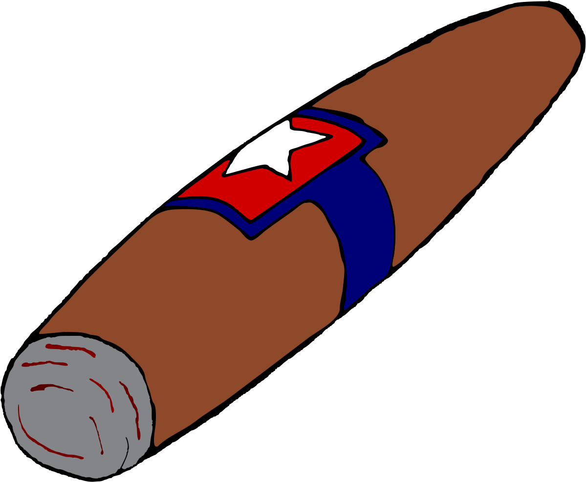 Hand Drawn Cigar Illustration PNG Image