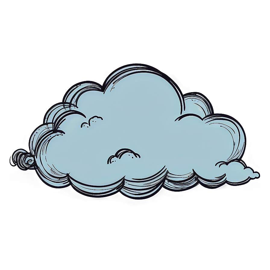 Hand Drawn Clouds Png 75 PNG Image