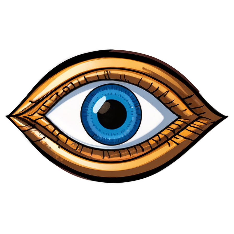 Hand-drawn Evil Eye Png Ftw42 PNG Image