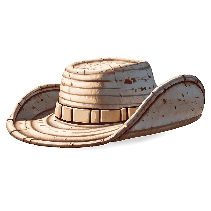 Hand-drawn Farmer Hat Art Png Kai PNG Image