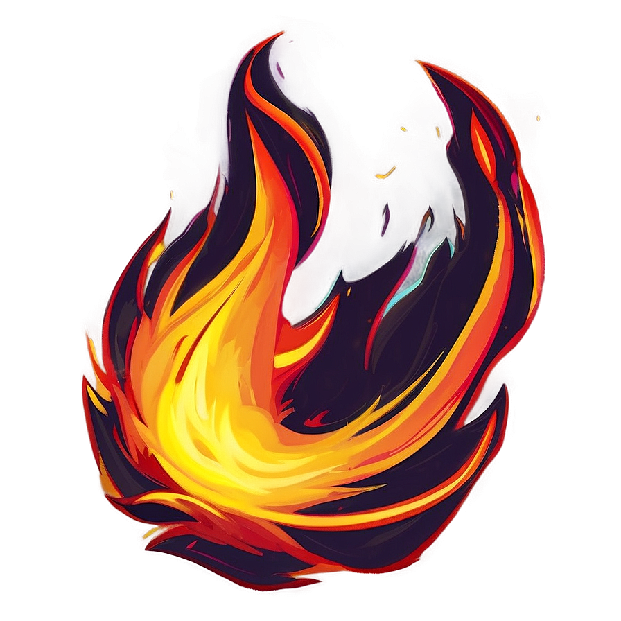 Hand-drawn Fire Animation Png Dag PNG Image