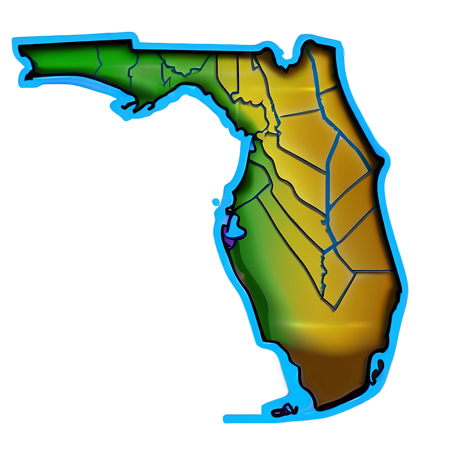 Hand Drawn Florida Outline Png 06122024 PNG Image