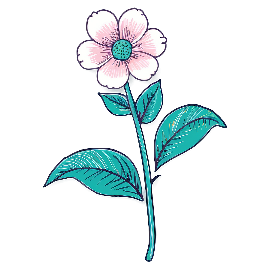 Hand-drawn Flower Illustration Png 06272024 PNG Image