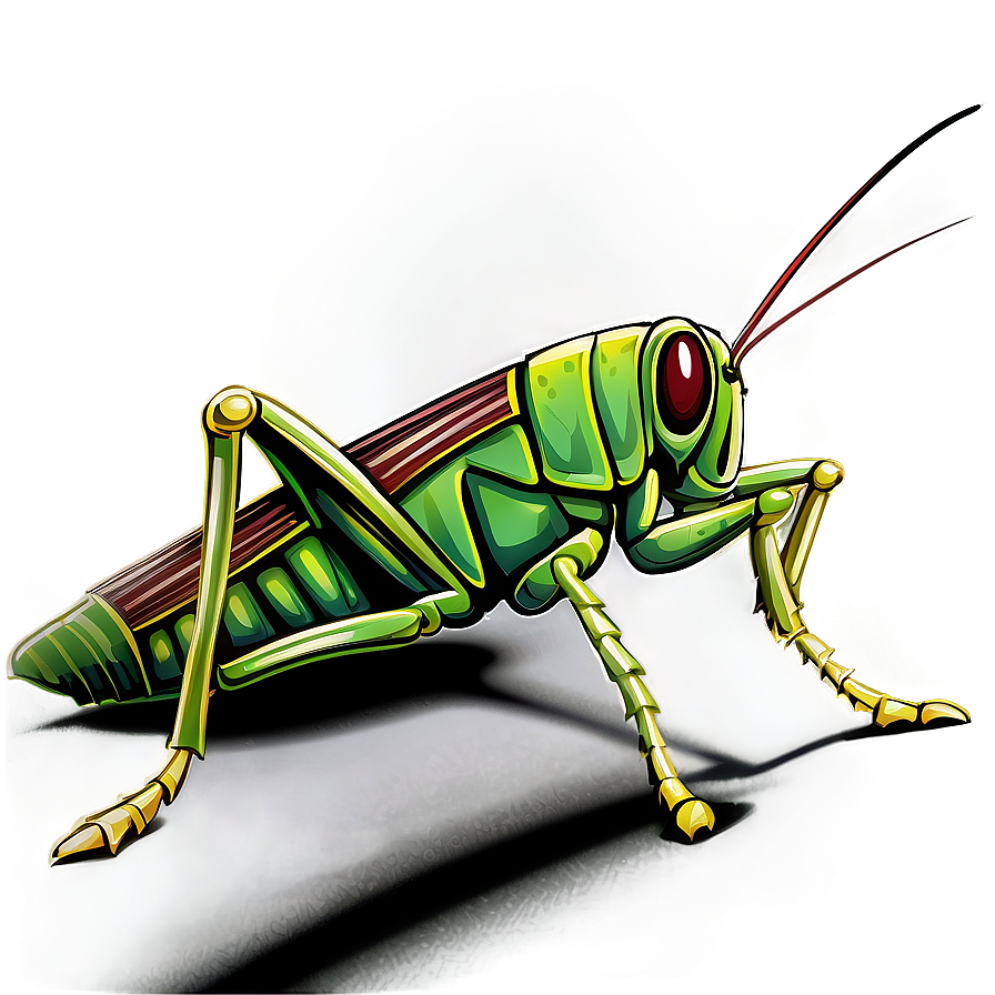 Hand Drawn Grasshopper Png 55 PNG Image