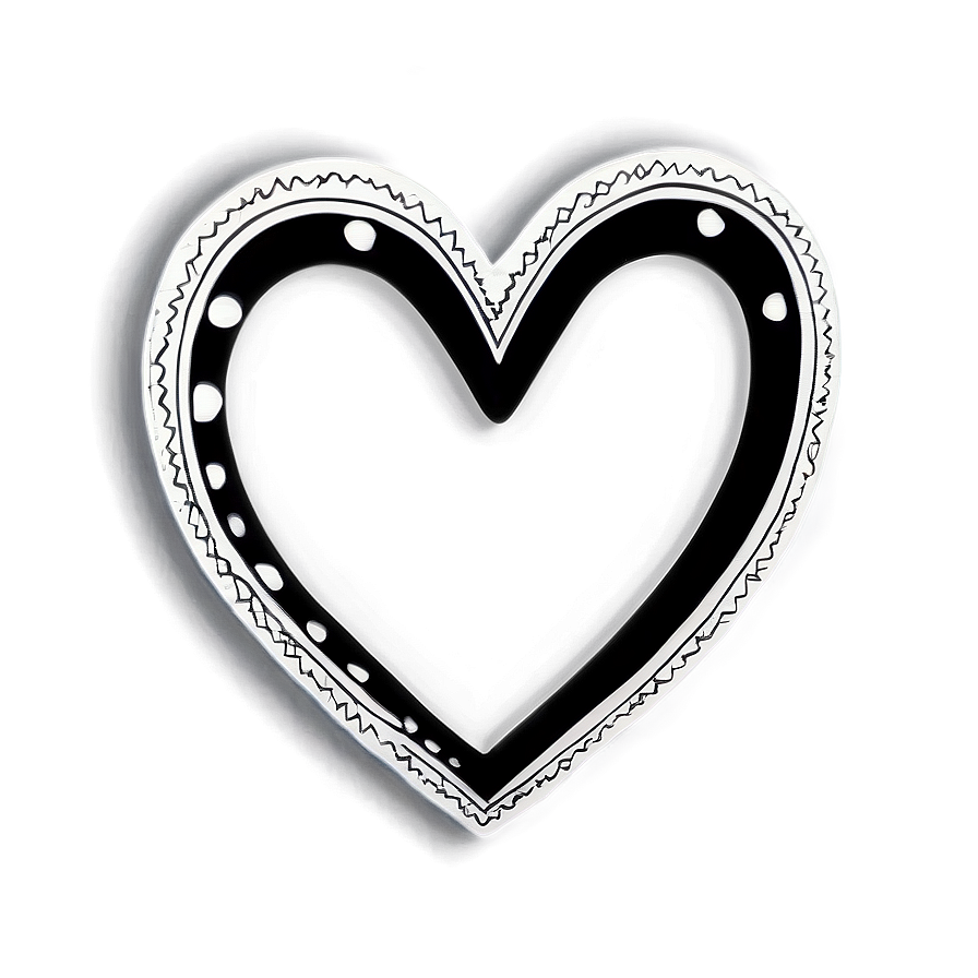 Hand-drawn Heart Clipart Png Ptu PNG Image