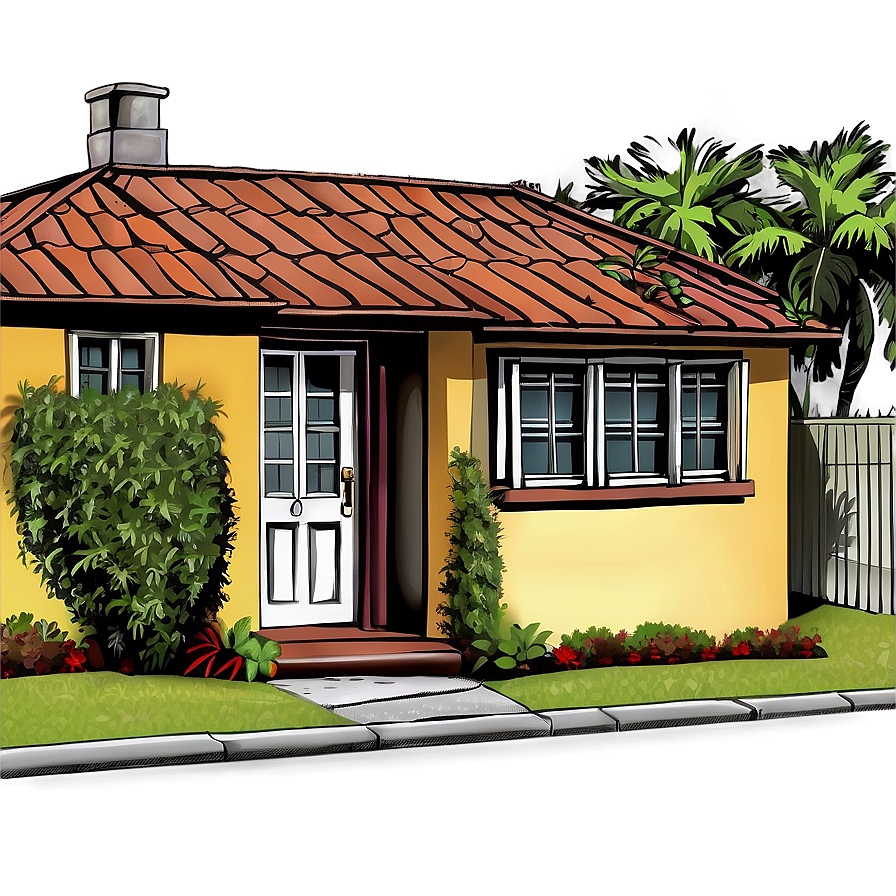 Hand-drawn Home Illustration Png 90 PNG Image