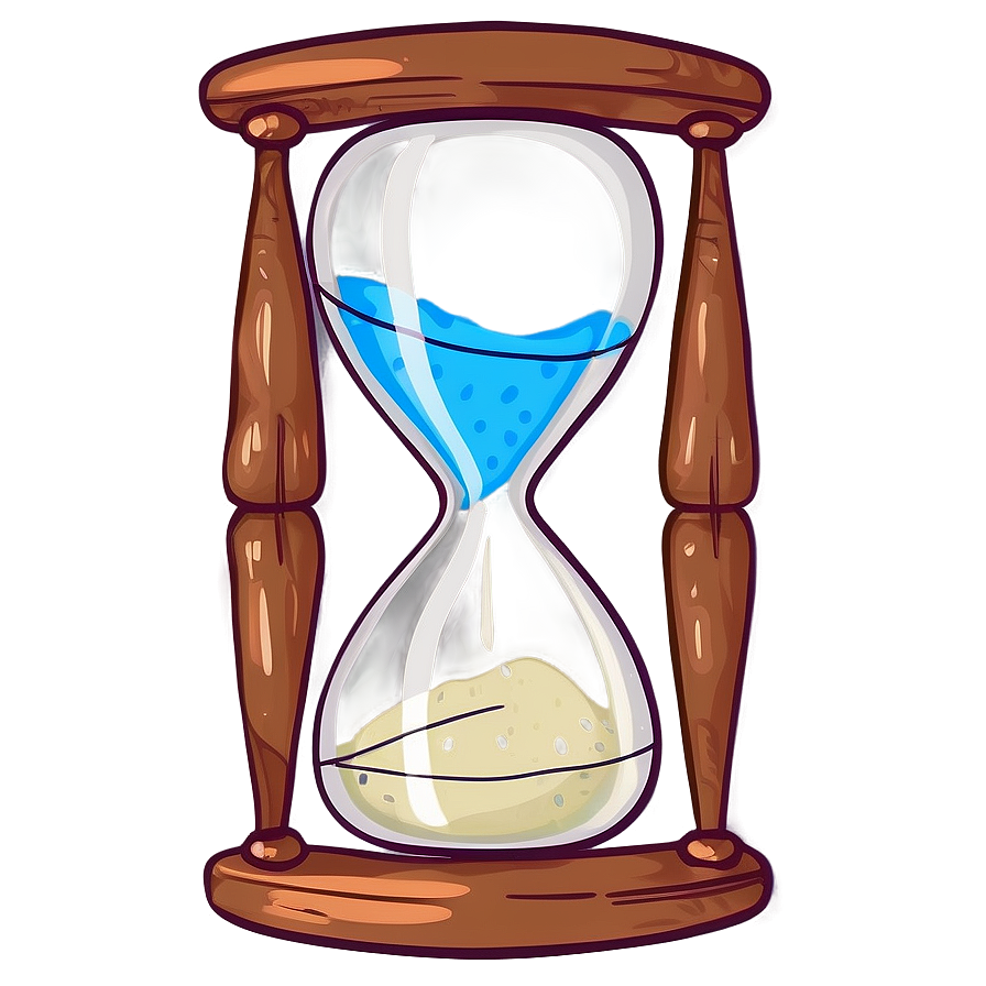 Hand Drawn Hourglass Png Wyk PNG Image