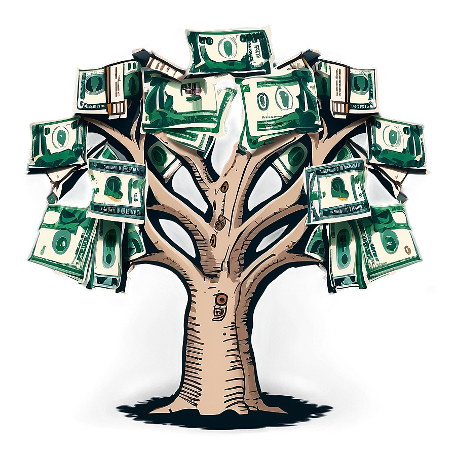 Hand Drawn Money Tree Png 79 PNG Image