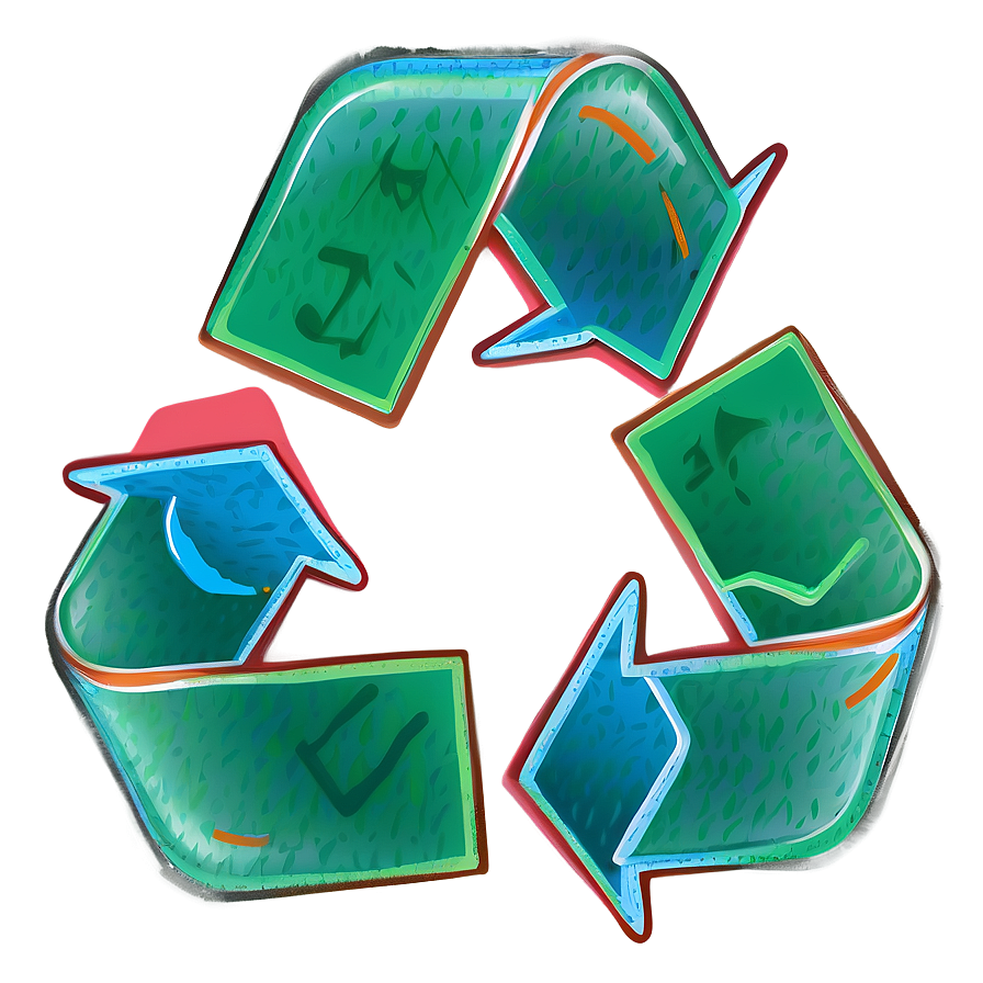 Hand Drawn Recycle Sign Png 42 PNG Image