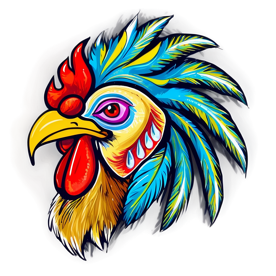 Hand-drawn Rooster Png 05242024 PNG Image