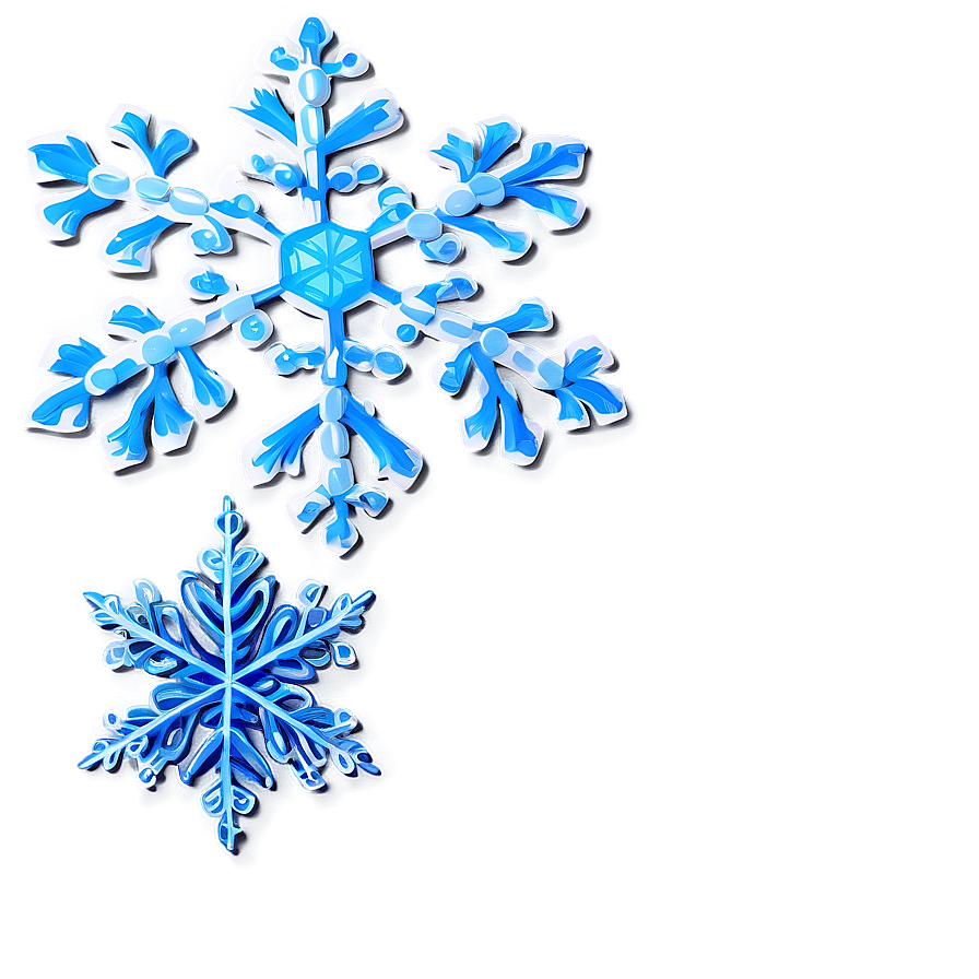 Hand-drawn Snowflake Artwork Png Ffh PNG Image