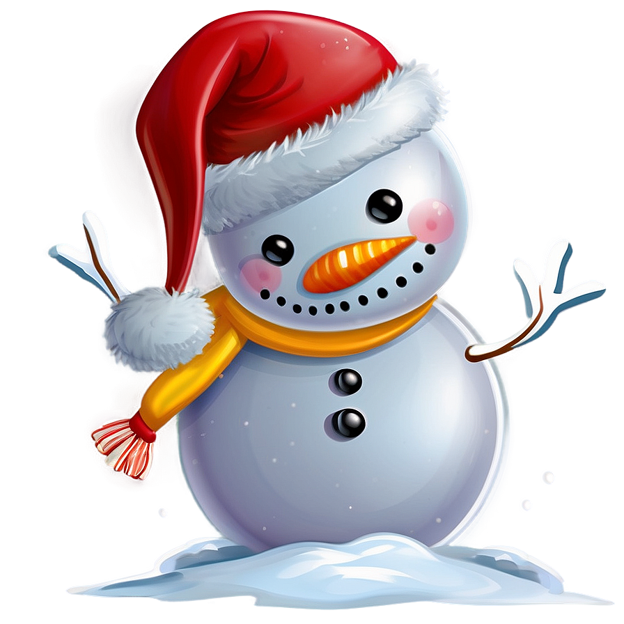 Hand Drawn Snowman Png Ovp PNG Image