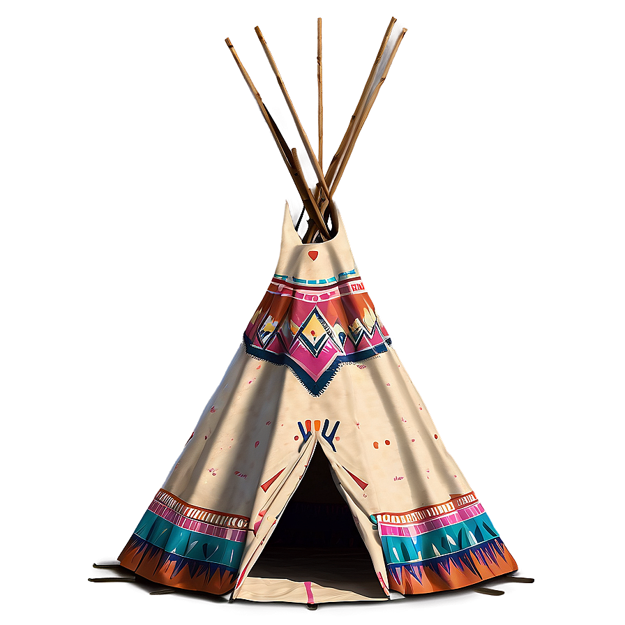 Hand-drawn Teepee Design Png 57 PNG Image