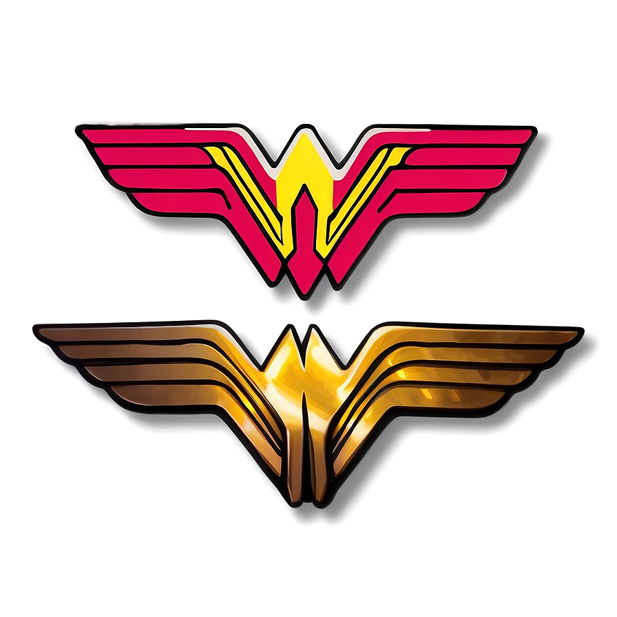 Hand Drawn Wonder Woman Logo Png 3 PNG Image