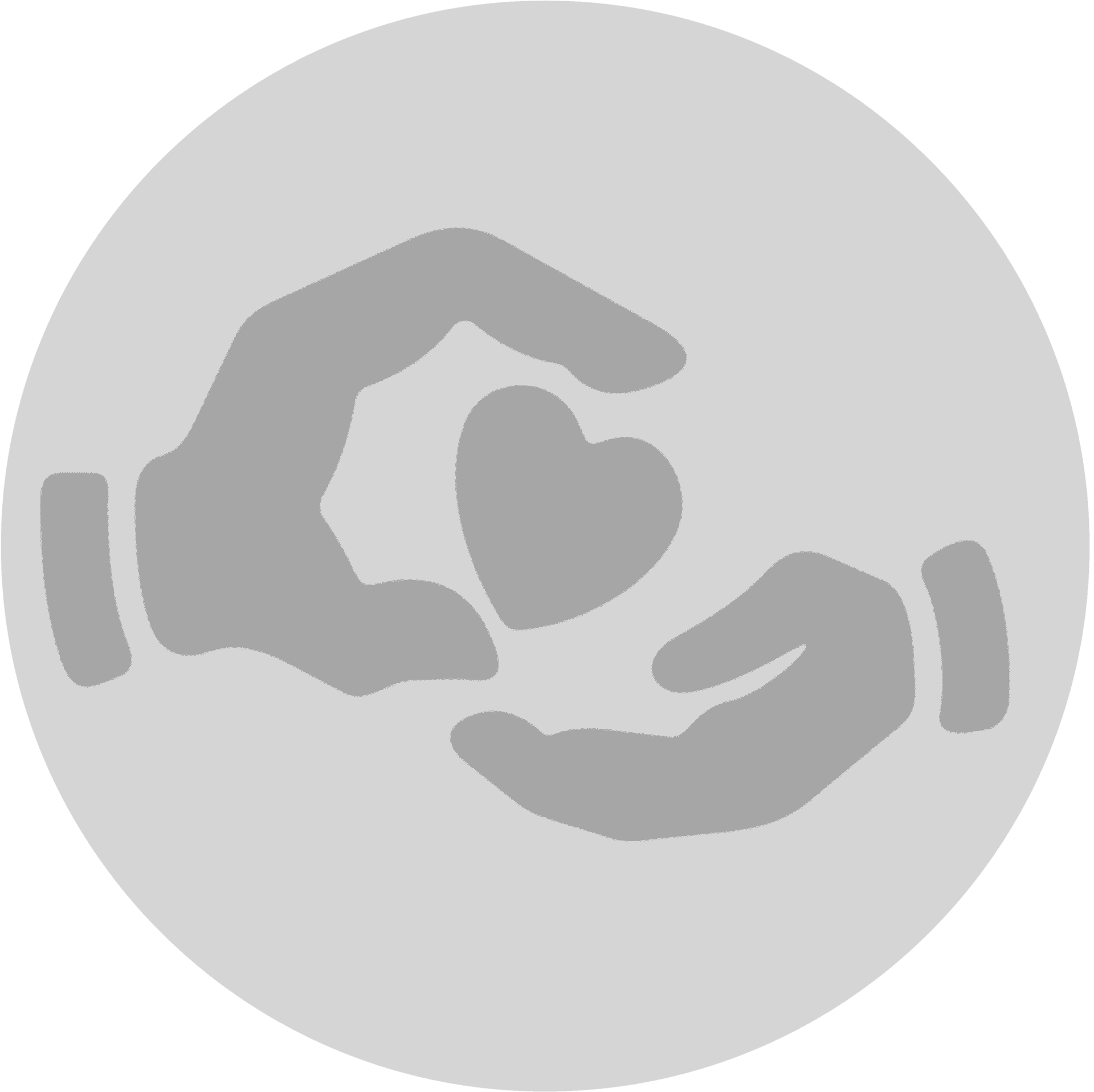 Hand Forming Heart Icon PNG Image