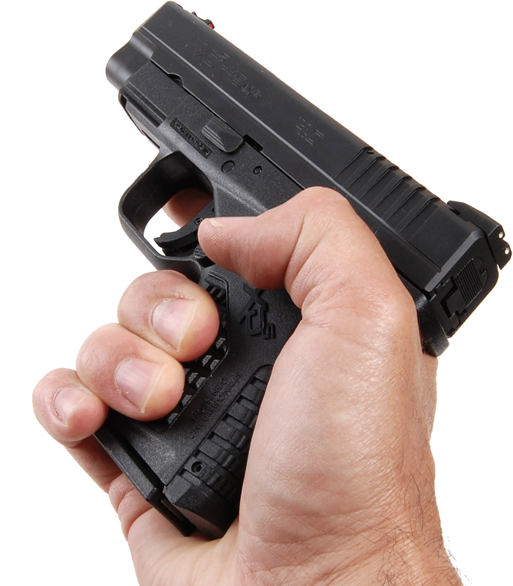 Hand Holding Pistol PNG Image