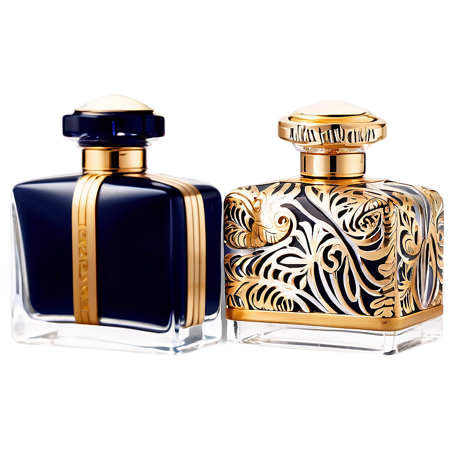 Hand-painted Perfume Bottle Png 05242024 PNG Image