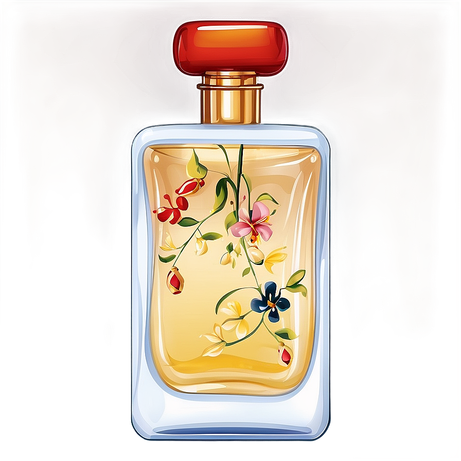 Hand-painted Perfume Bottle Png Xgw PNG Image