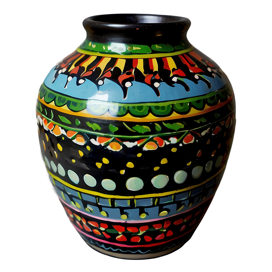 Hand-painted Pottery Png 06132024 PNG Image