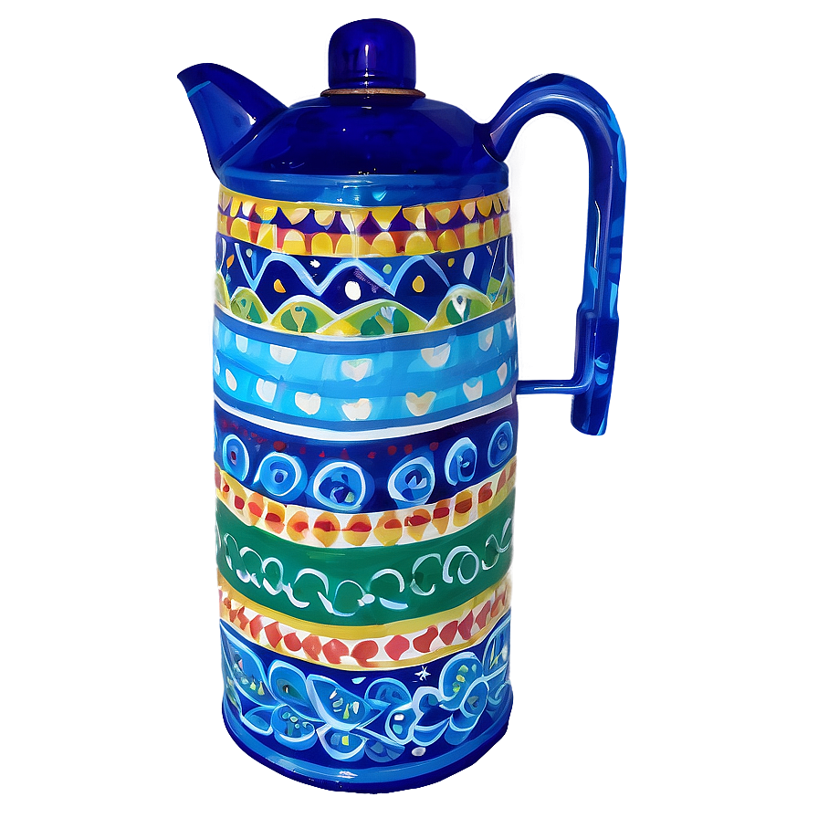 Hand Painted Water Jug Png 45 PNG Image