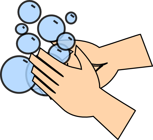 Hand Washing Procedure Cartoon PNG Image