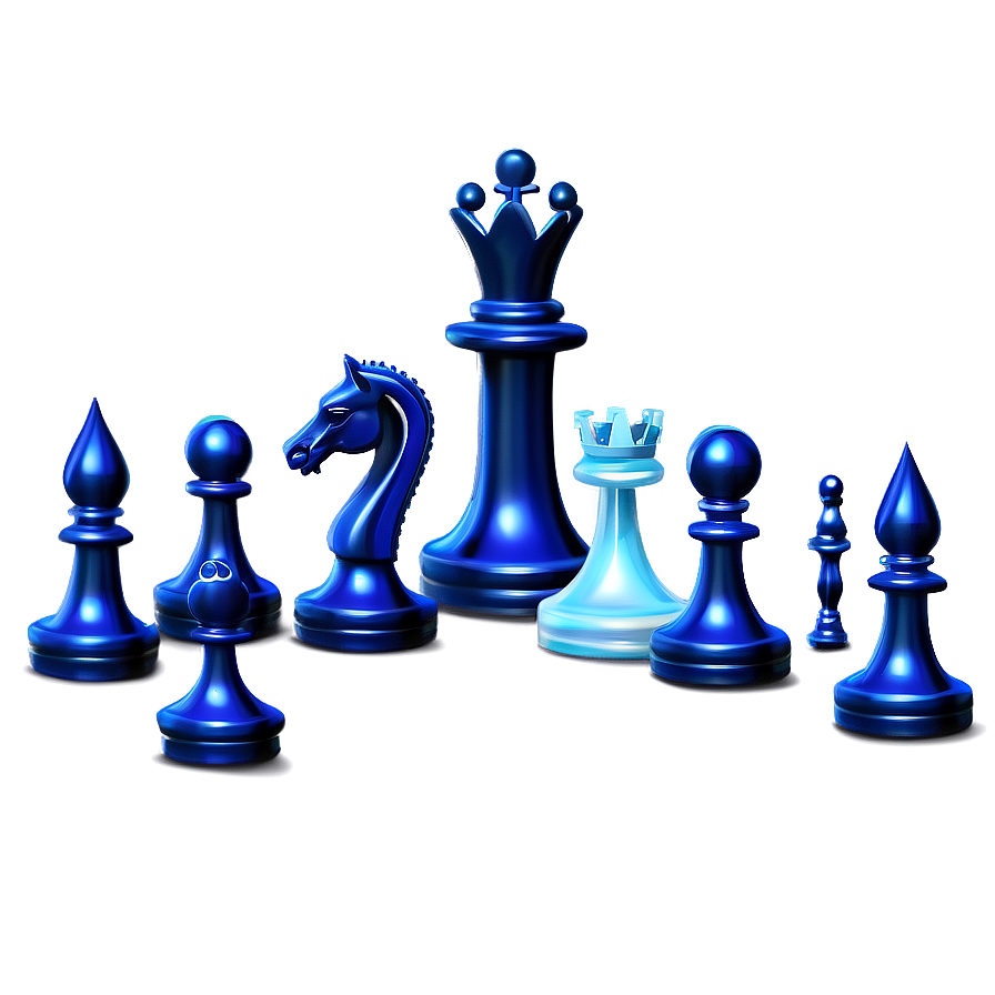 Handcrafted Chess Pieces Art Png Ubp PNG Image