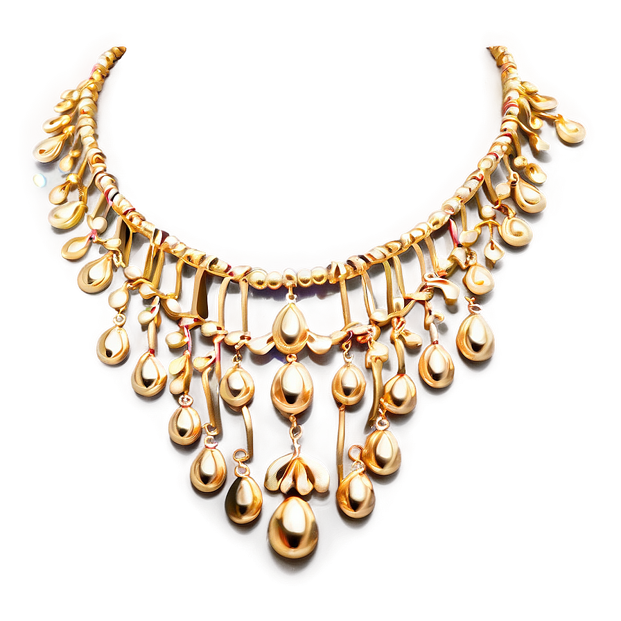 Handcrafted Gold Jewelry Png Rot5 PNG Image