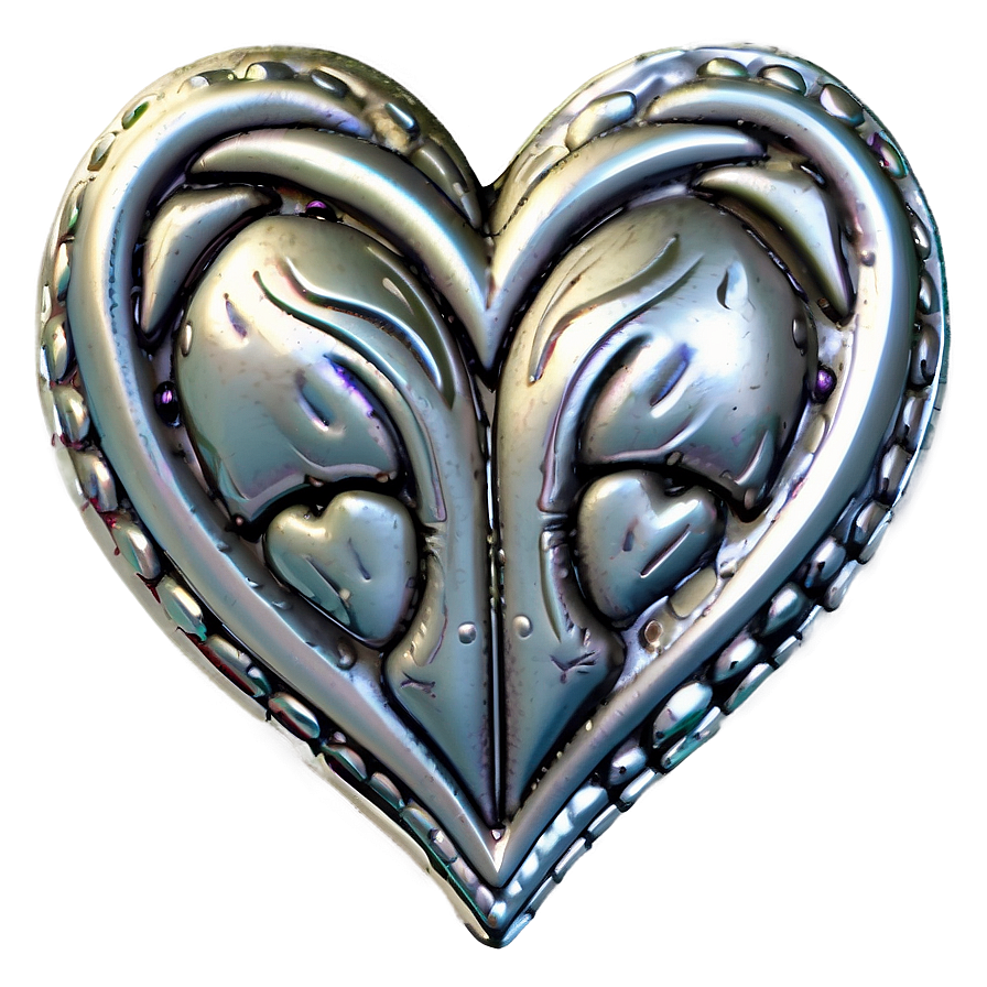 Handcrafted Heart Design Png Sqw PNG Image