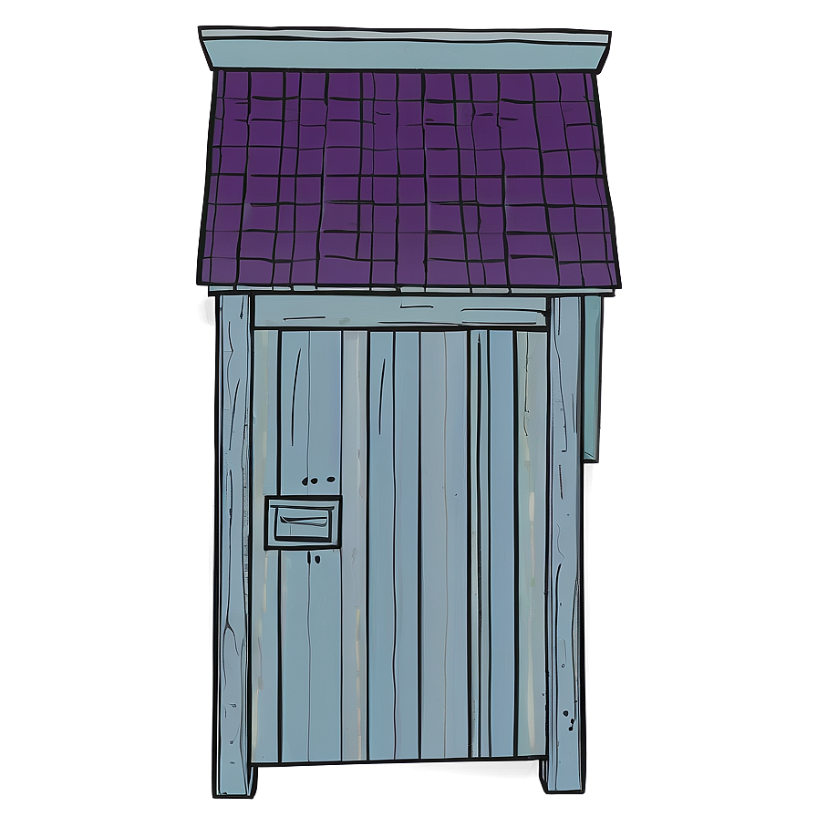 Handcrafted Outhouse Blueprint Png 19 PNG Image