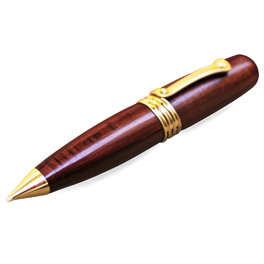 Handcrafted Wooden Pen Png Gty20 PNG Image