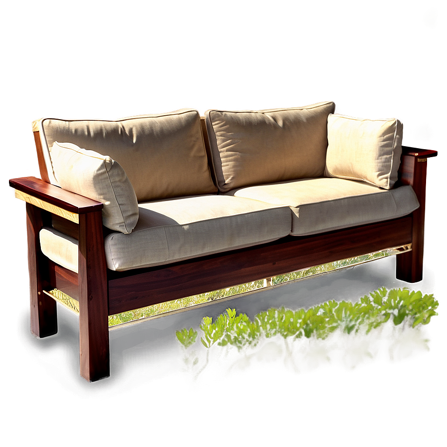 Handcrafted Wooden Sofa Png 83 PNG Image