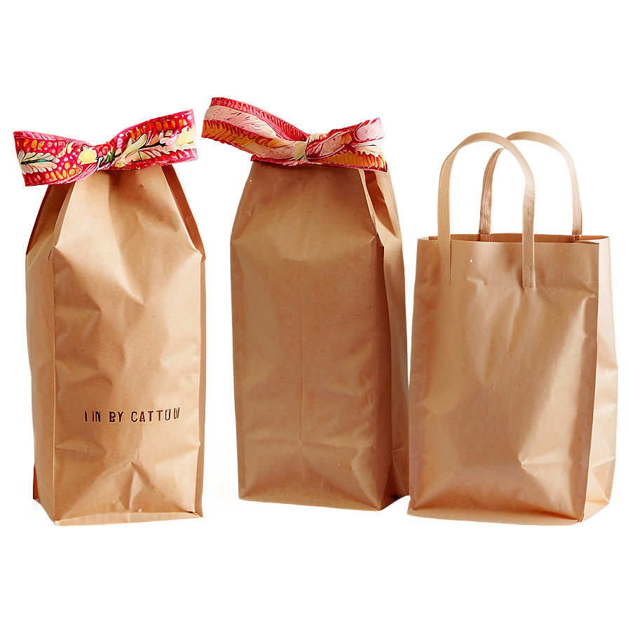 Handheld Brown Bag Png Sjc51 PNG Image