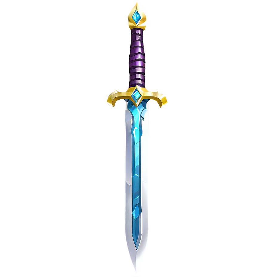 Handheld Diamond Sword Png Tnp68 PNG Image