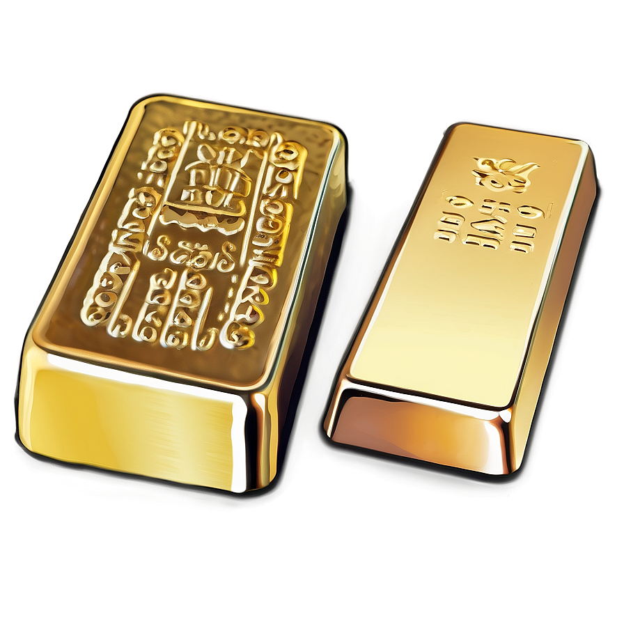 Handheld Gold Ingot Png Tiy51 PNG Image