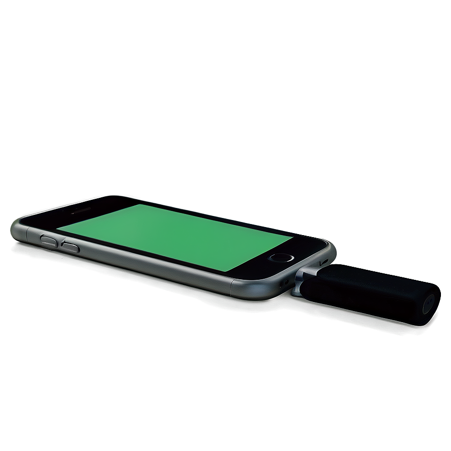 Handheld Phone Green Screen Png Due PNG Image