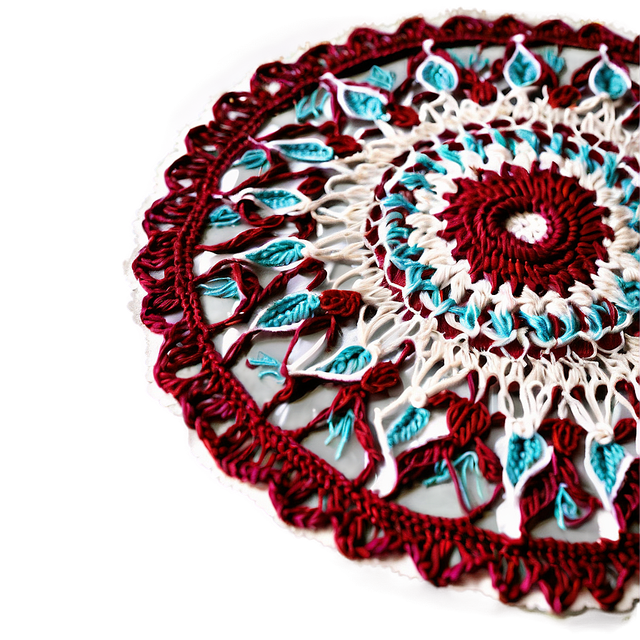 Handmade Crochet Doily Png 51 PNG Image