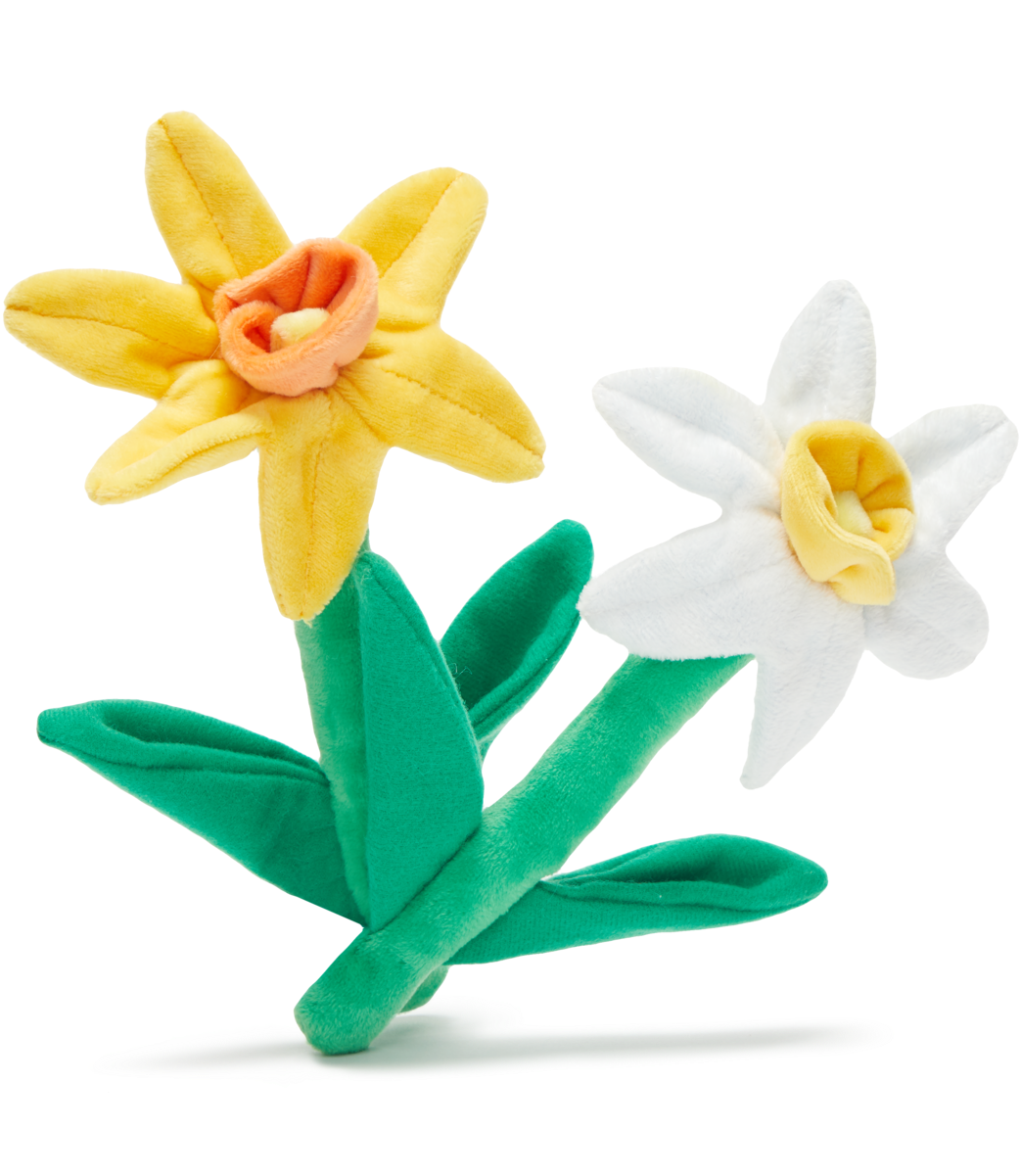 Handmade Fabric Daffodils PNG Image