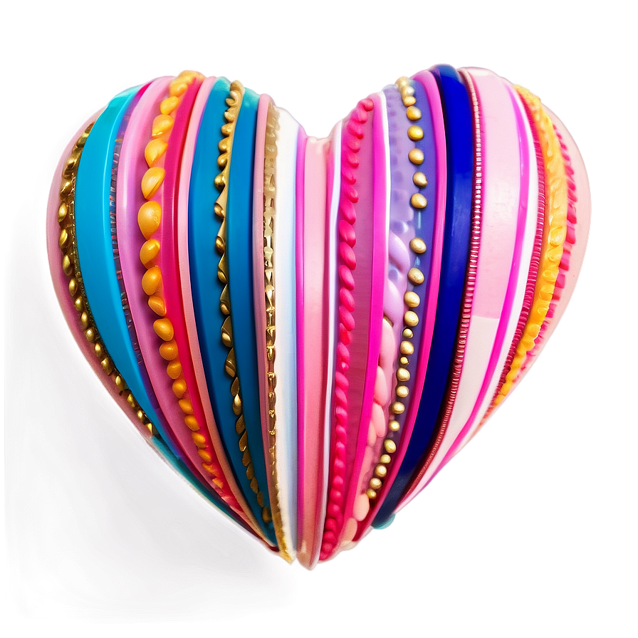 Handmade Heart Art Png 06202024 PNG Image