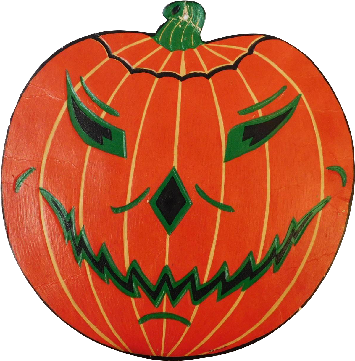 Handmade Jack O Lantern Face PNG Image