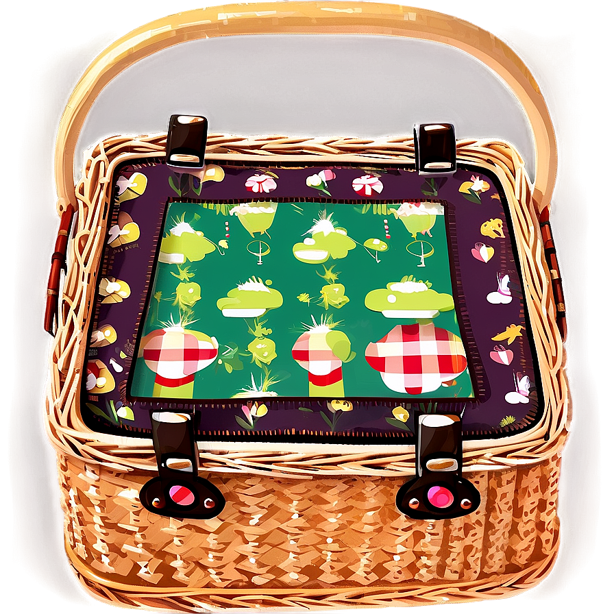 Handmade Picnic Basket Png Hyy PNG Image