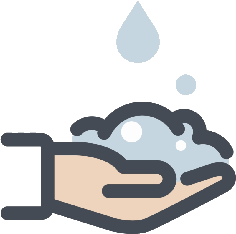 Handwashing_ Icon_with_ Soap_and_ Water_ Droplets PNG Image