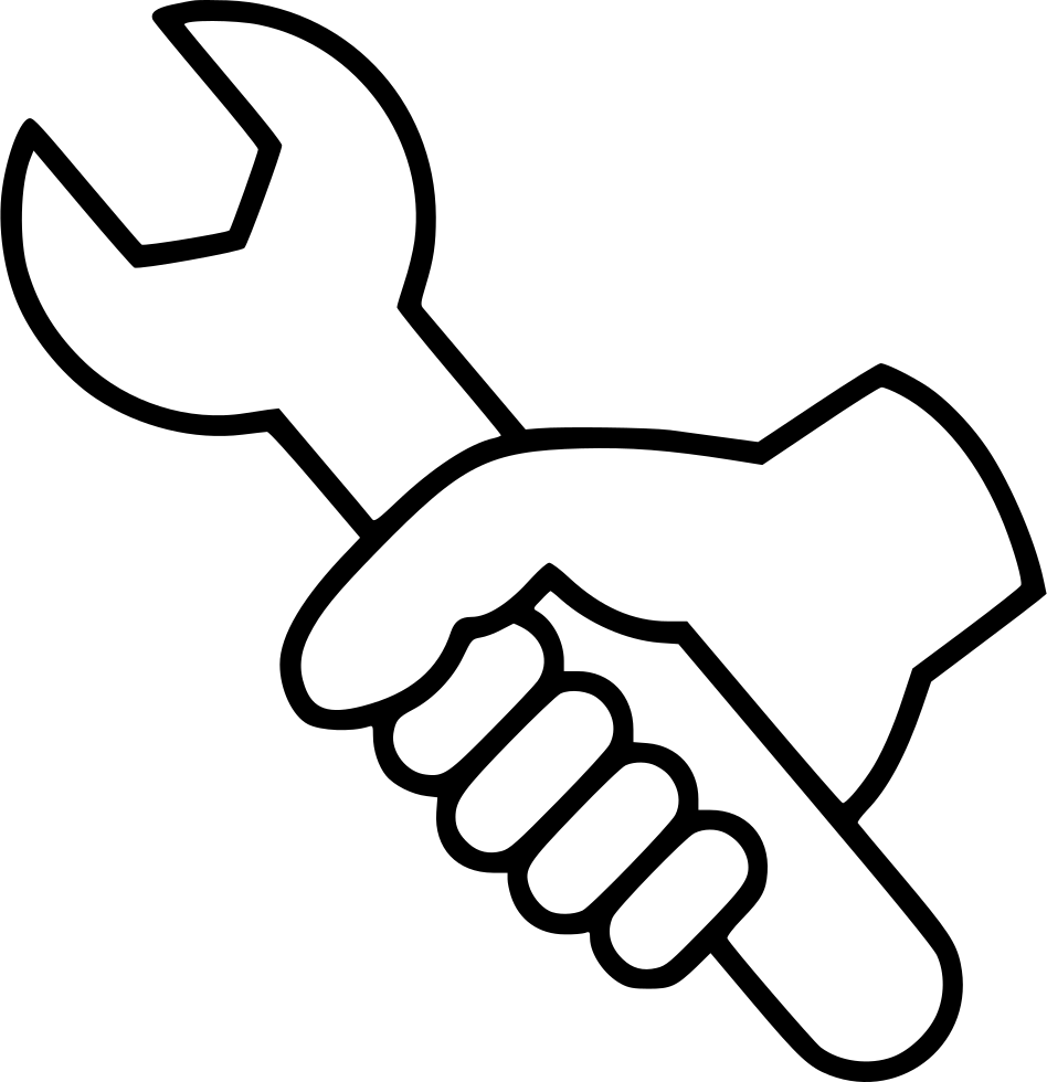 Handyman Wrench Icon PNG Image