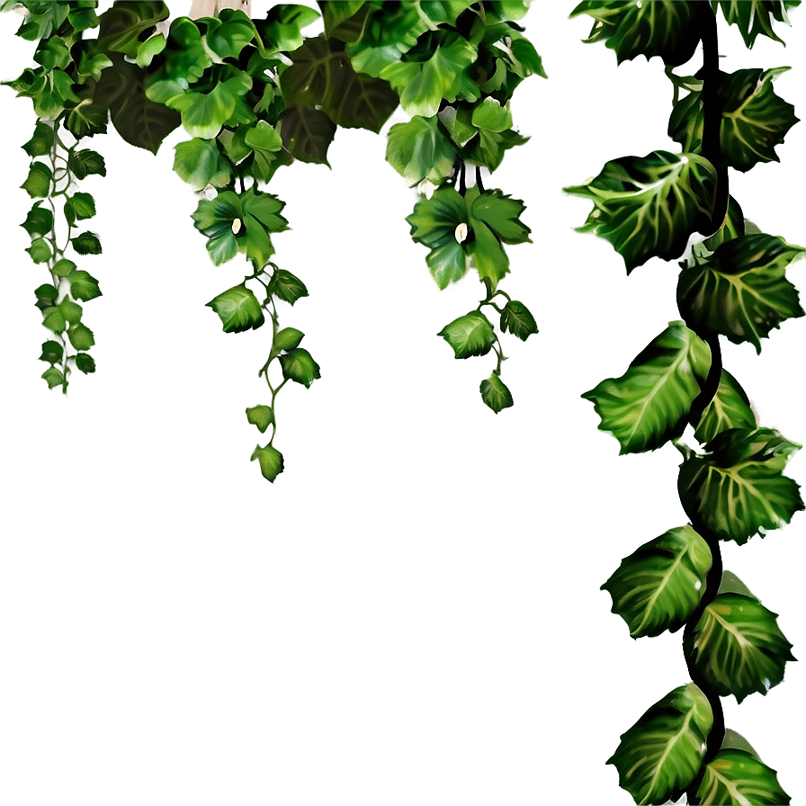 Hanging Green Vines PNG Image