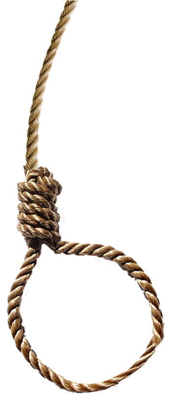 Hanging Noose Rope PNG Image